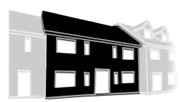 Large Terrace house illustration