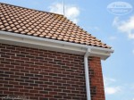 UPVC fascias and soffits with white squareline guttering southampton