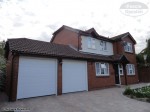 Rosewood UPVC fascia, rosewood soffits, brown square gutters, southampton