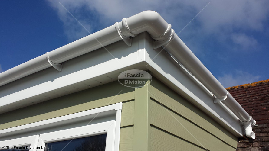 Fascia, soffit, guttering and HardiePlank cladding wiltshire
