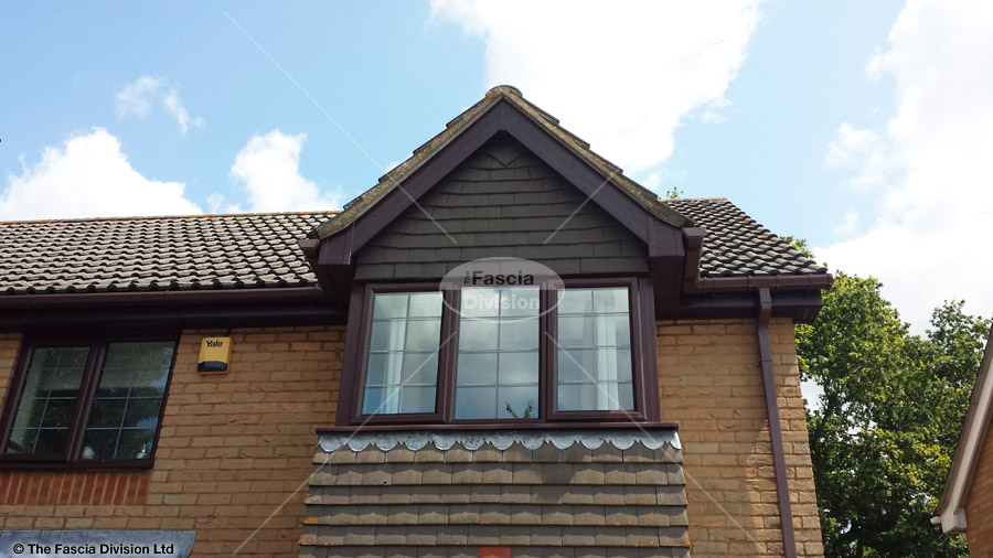 UPVC Woodgrain replacement guttering Hedge End, Hampshire