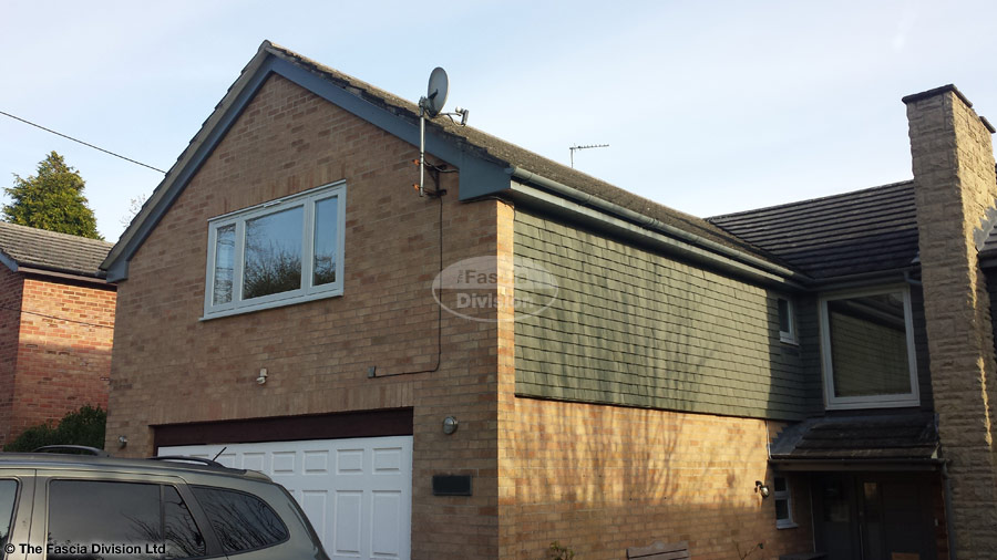 Coloured UPVC fascias and soffits in Cold Ash, Thatcham, West Berkshire