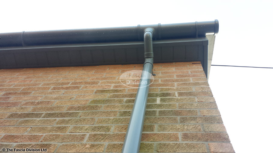 Grey fascia, soffits and guttering in Cold Ash, Thatcham, West Berkshire