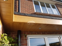 Replace flat roof trims, fascias and soffits, install LED lighting Waterlooville