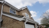 recent full replacement fascias soffits guttering white