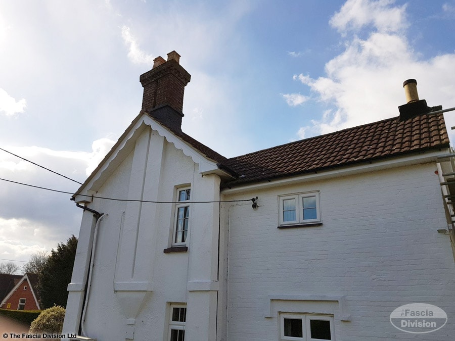 Decorative bargeboards new fascia soffit guttering