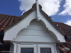 decorative fascia boards with roof spire