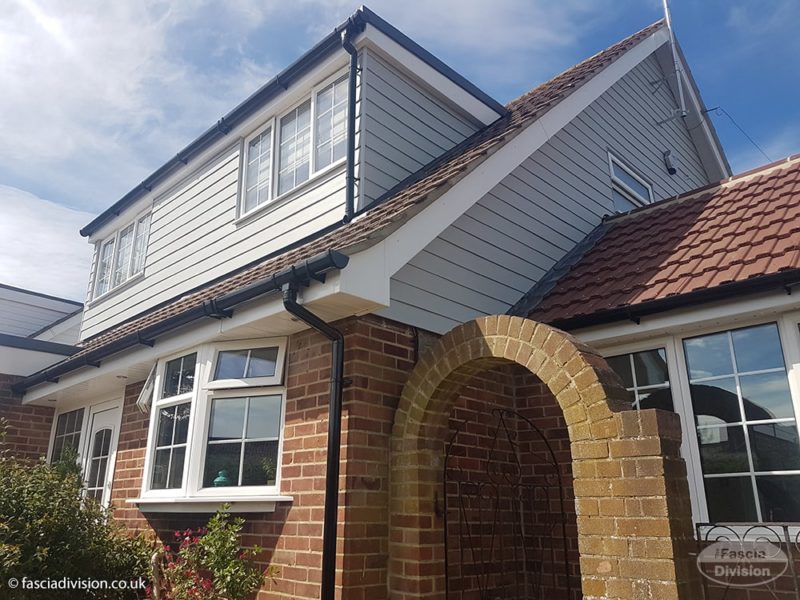 Hardieplank cladding, fascia, soffit and guttering installation