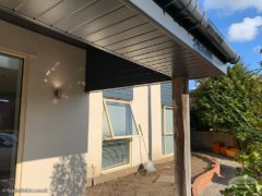 UPVC anthracite fascia and cladding