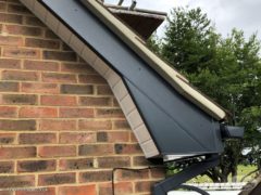 UPVC anthracite fascia