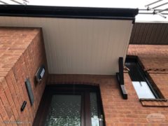 upvc white cladding on porch