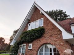 wide soffit installation in upvc