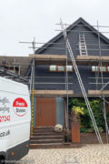 Black Hardieplank cladding installation by The Fascia Division