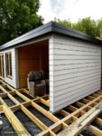 Hardieplank Cladding with anthracite fascias and soffits Chichester