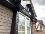 Black replacement mock Tudor beams with black fascia