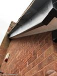 black UPVC bargeboard and soffit