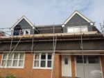 Coastline cladding RAL 7016 installation dormer windows