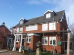 White fascias and soffits on a house in Nottingham