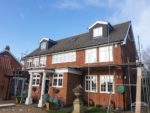 White fascias and soffits on a house in Nottingham