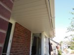 White UPVC soffit on a porch