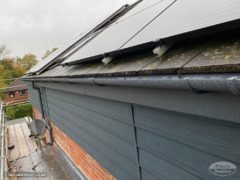 Anthracite UPVC fascia, soffit and guttering