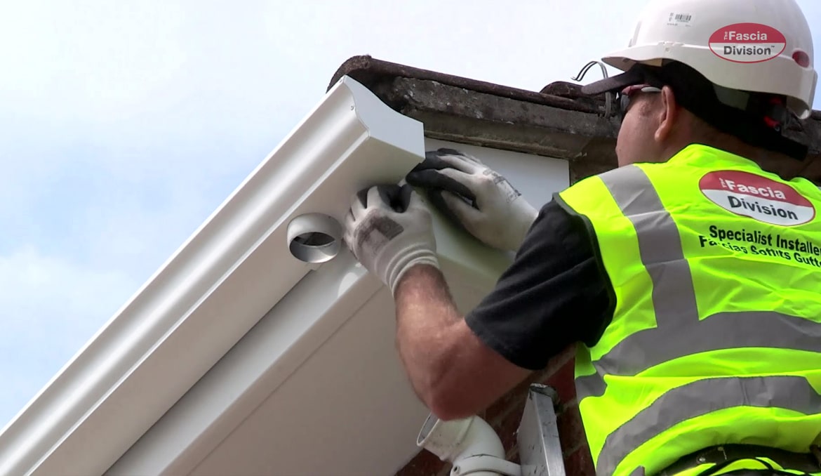 Fascias, soffits and guttering install