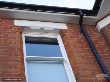 UPVC ogee fascia boards with soffits