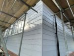 RAL 7035 (Grey) Durasid cladding installation