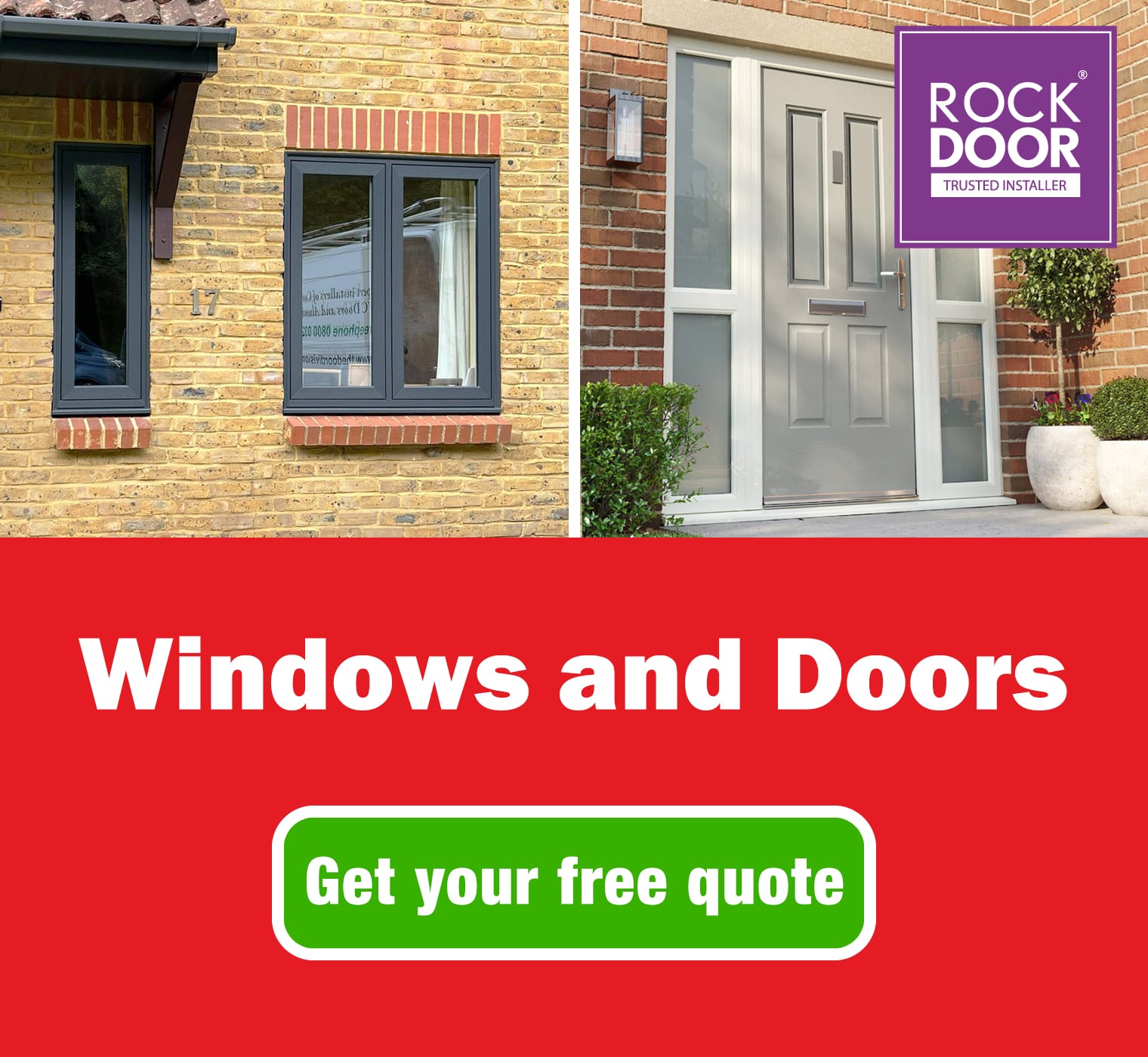 Windows and Door Banner mobile