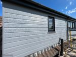 Fortex cladding, anthracite fascia and anthracite windows on a dormer