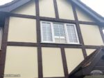 New replica wood mock Tudor with cream render board Southampton