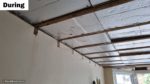 rigid insulation installed between rafters