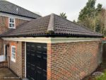 New fascia, soffit, guttering and cornicing on detached garage