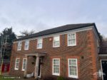 New fascia, soffit, guttering and cornicing on a large detached house