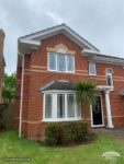 Decorative white fascia on a house