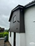 Rich Expresso Hardieplank cladding on a house in Bristol