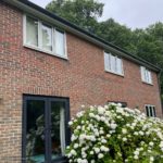 New fascias and soffits on back of house