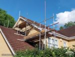 Fascia and soffit replacement with scaffolding in Watford