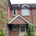 Agate grey Fascia, soffits with anthracite square guttering