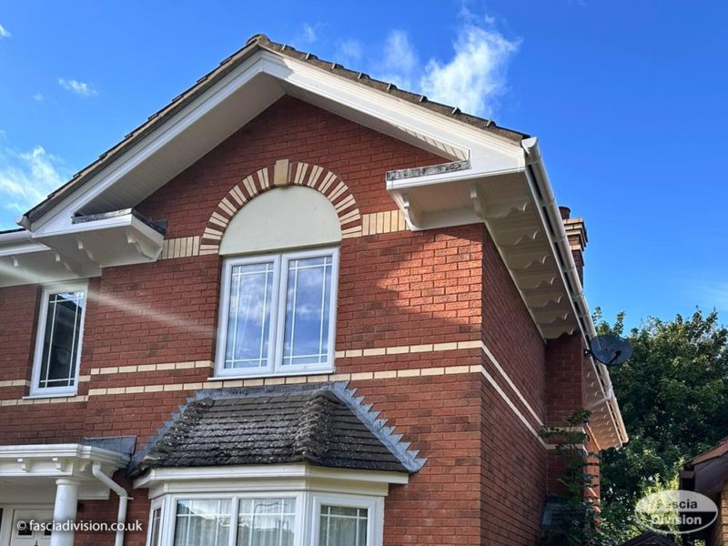 After decorative fascia dentil mouldings