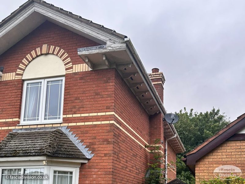 before decorative fascia dentil mouldings